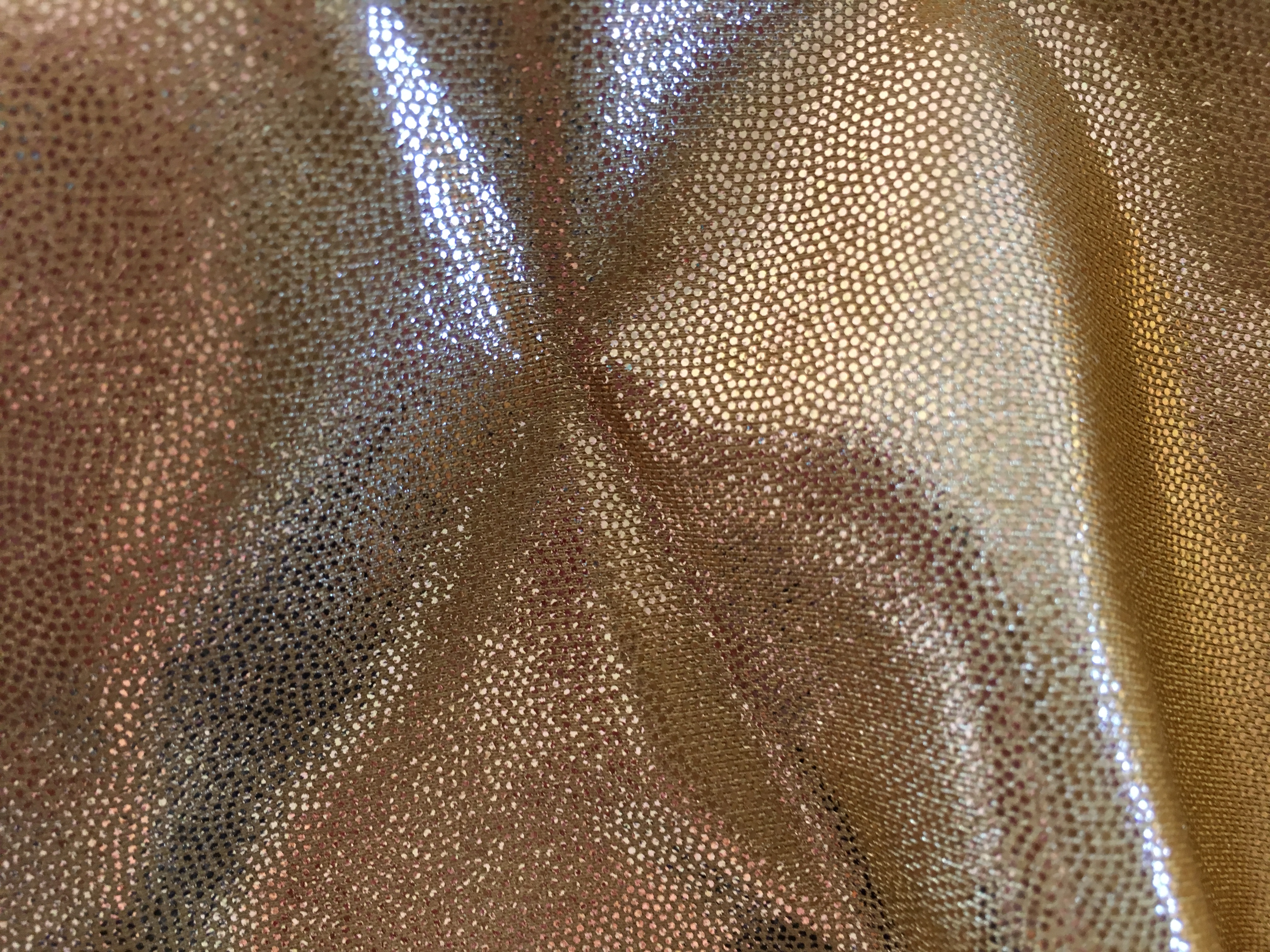 Stoff gold-glanz elastisch von Cony's Dance Design